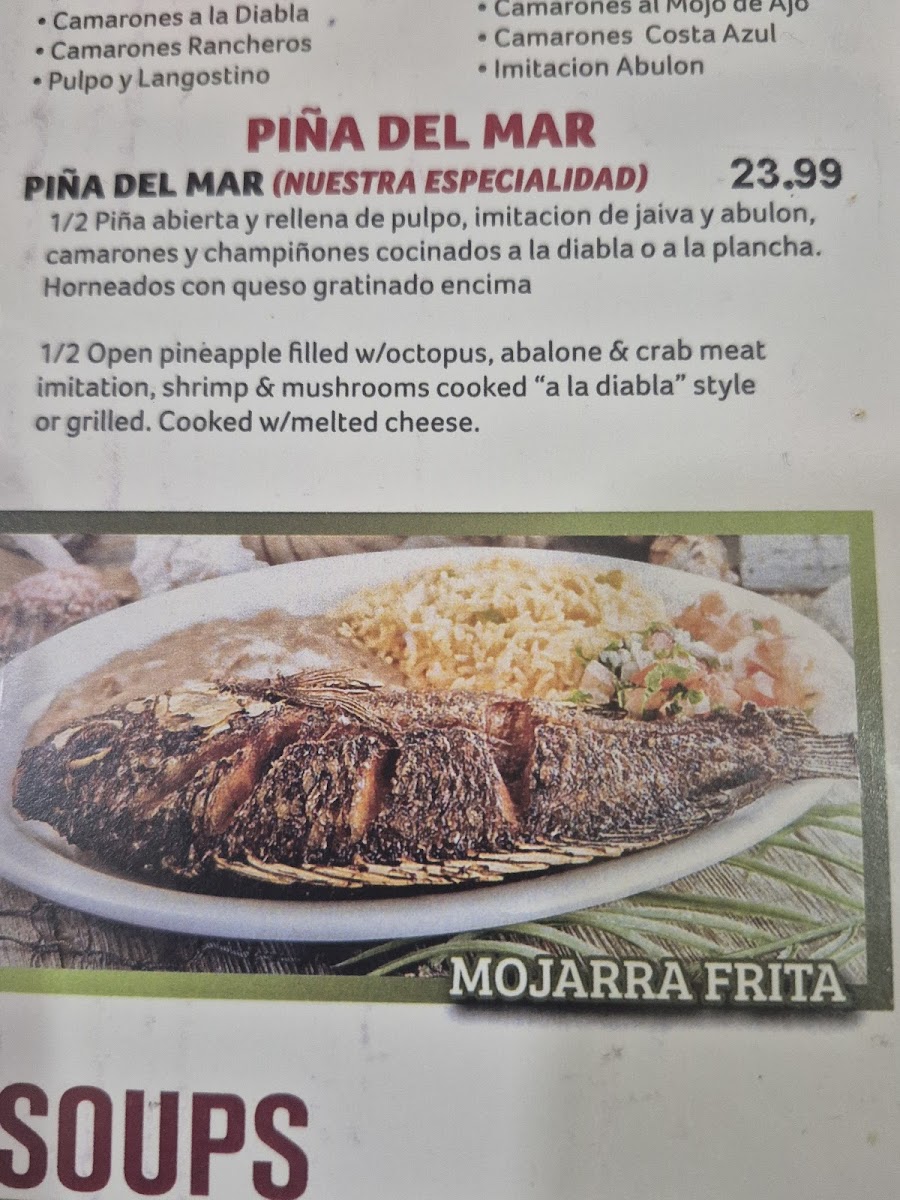 Mexico Lindo Restaurant Menu - Image 2
